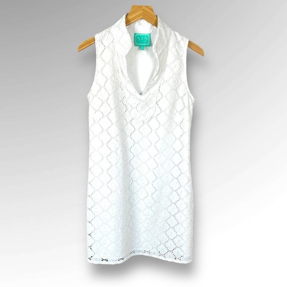 Sail to Sable white Embroidered Eyelet Dress.